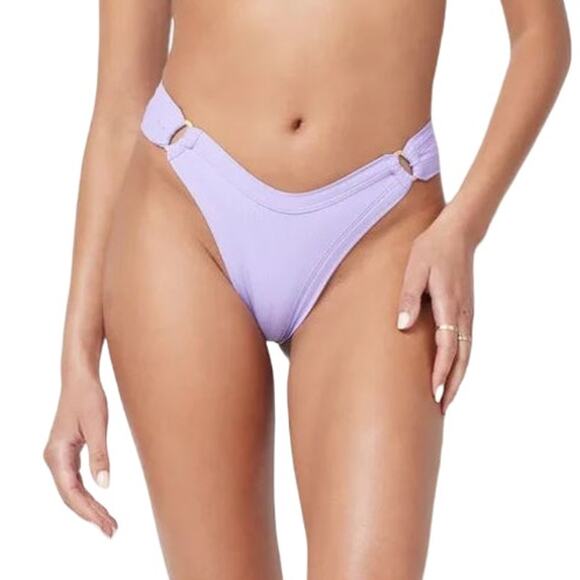 L*Space Ribbed Anna Bikini Bottom - Wisteria NWT Size XL - Picture 1 of 6